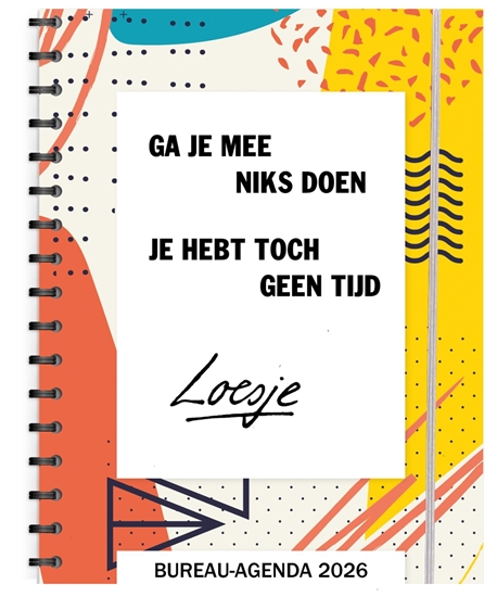 Afbeelding van Loesje bureau agenda A4 - 2026