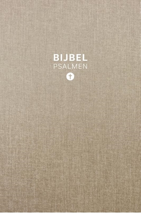 Afbeeldingen van HSV Bijbel met Psalmen 10x15 linnen taupe
