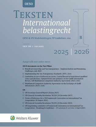 Afbeeldingen van Teksten Internationaal belastingrecht 2025/2026
