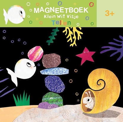 Afbeeldingen van Klein wit visje Magneetboek Klein wit visje.