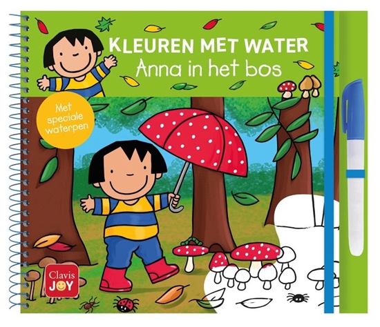 Afbeelding van Kleuren met water. Anna in het bos