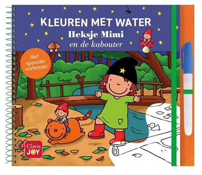Afbeeldingen van Kleuren met water. Heksje Mimi en de kabouter