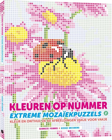 Afbeelding van Kleuren-op-nummer: extreme mozaïekpuzzels 2