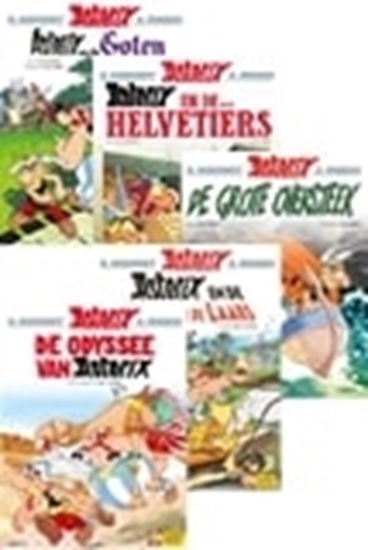 Afbeelding van Asterix backlistpakket reisalbums - nummer 3, 16, 22, 26, 37 (bundel 5 ex.)