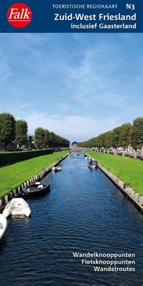 Afbeeldingen van Falk wandelkaart Falk Regiokaart Zuid-West Friesland incl. Gaasterland