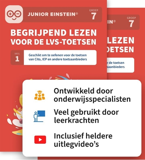 Afbeelding van Begrijpend lezen voor de LVS-toetsen - Deel 1 en 2 Groep 7