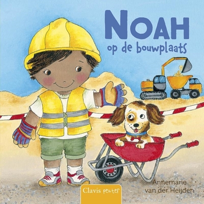 Afbeeldingen van Noah op de bouwplaats