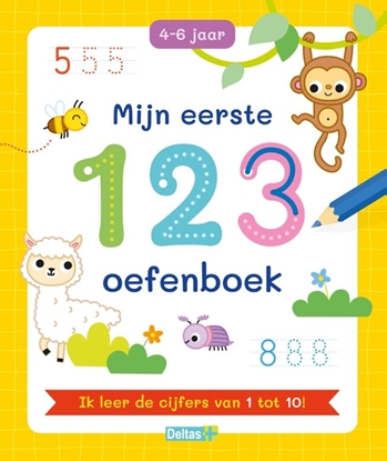 Afbeeldingen van Mijn eerste 123 oefenboek 4-6 jr.