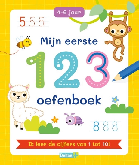 Afbeelding van Mijn eerste 123 oefenboek 4-6 jr.