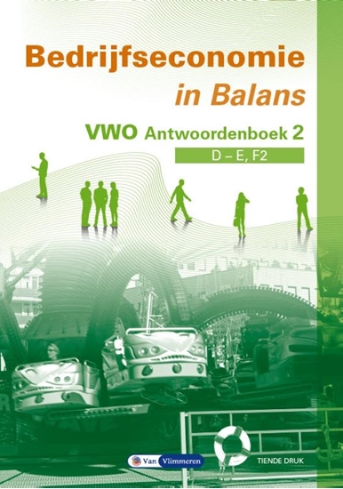 Afbeelding van Bedrijfseconomie in Balans vwo Antwoordenboek 2