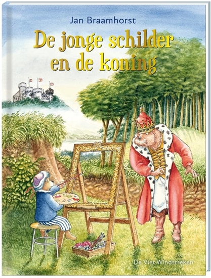 Afbeelding van De jonge schilder en de koning