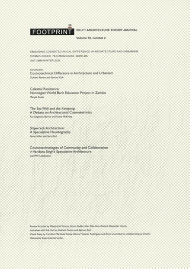 Afbeelding van Footprint Journal Engaging Cosmotechnical Difference in Architecture and Urbanism
