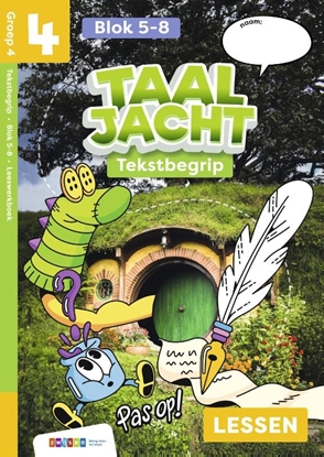 Afbeeldingen van Taaljacht Groep 4 blok 5-8 tekstbegrip leeswerkboek