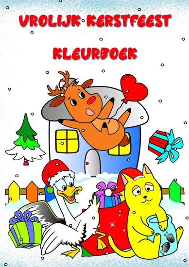 Afbeelding van Vrolijk Kerstfeest Kleurboek