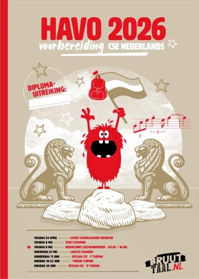 Afbeelding van Examenbundels BruutTAAL Havo 2026