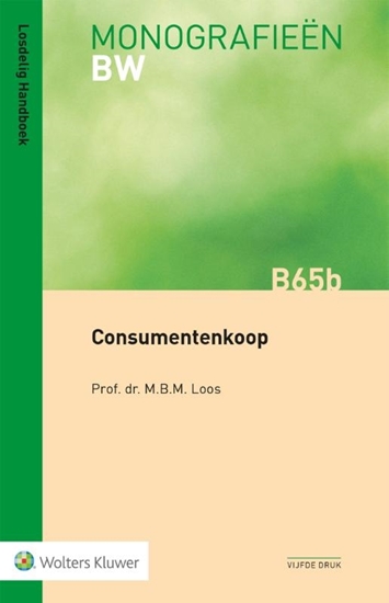 Afbeelding van Monografieen BW Consumentenkoop