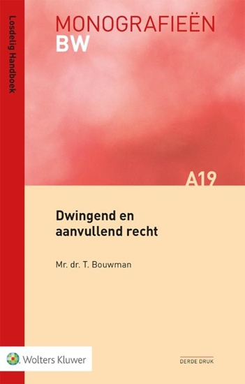 Afbeelding van Monografieen BW Dwingend en aanvullend recht