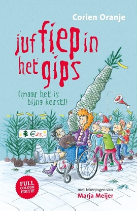 Afbeeldingen van Juf Fiep in het gips