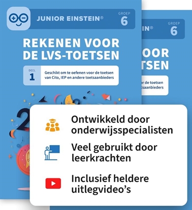 Afbeeldingen van Rekenen voor de LVS-toetsen set 1 en 2 groep 6