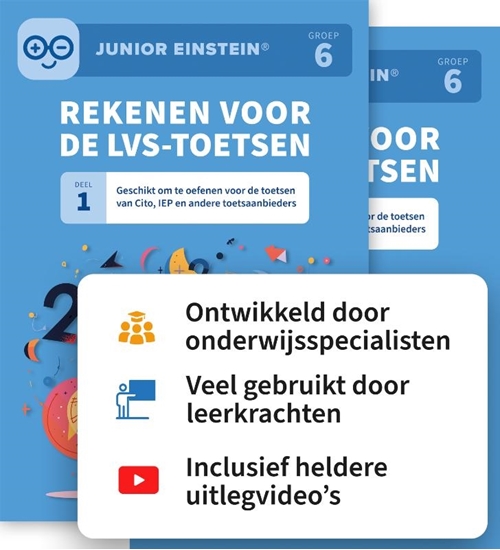 Afbeelding van Rekenen voor de LVS-toetsen set 1 en 2 groep 6
