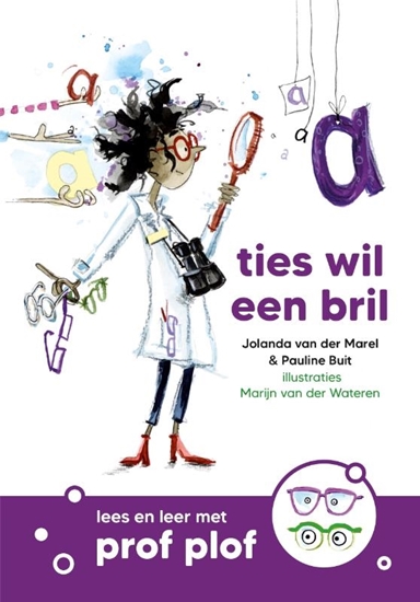 Afbeelding van Lees en leer met prof Plof Ties wil een bril