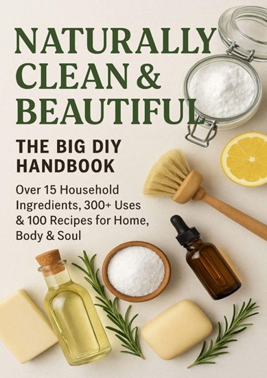 Afbeelding van NATURALLY CLEAN & BEAUTIFUL : The Big DIY Handbook – Over 15 Household Ingredients, 300+ Uses & 100 Recipes for Home, Body & Soul