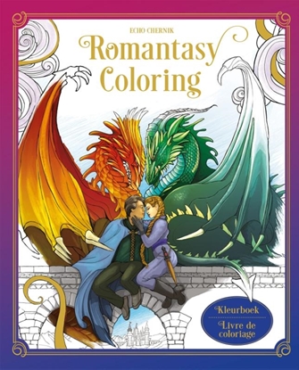 Afbeeldingen van Romantasy Coloring kleurboek/livre de coloriage