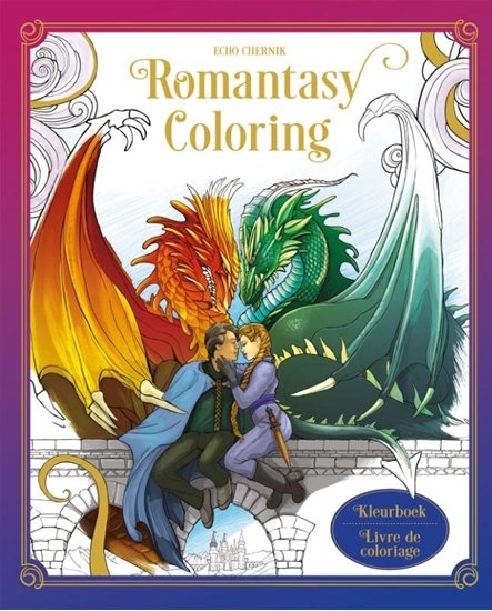 Afbeelding van Romantasy Coloring kleurboek/livre de coloriage