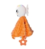 Afbeelding van Klein wit visje knuffeldoekje (oranje)