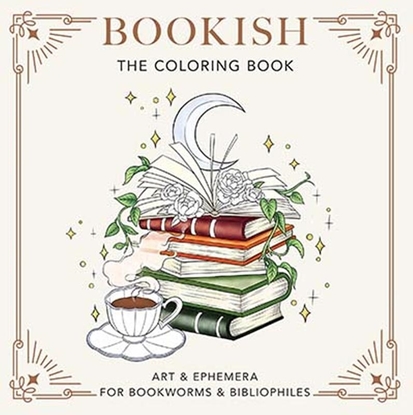 Afbeeldingen van Dover Adult Coloring Books Bookish: The Coloring Book