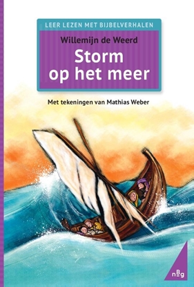 Afbeeldingen van Leer lezen met bijbelverhalen Storm op het meer