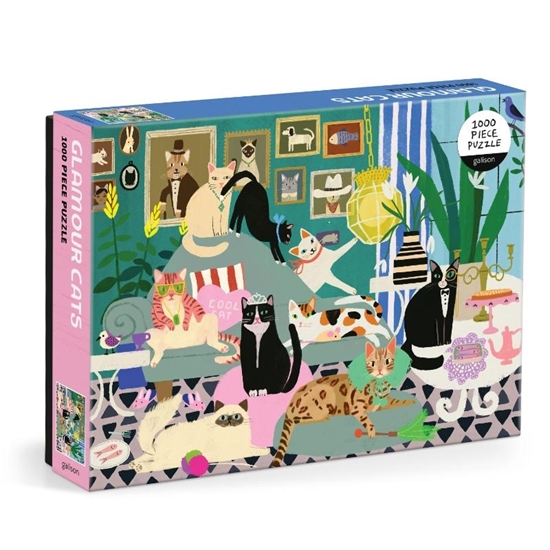 Afbeelding van Glamour Cats 1000 Piece Puzzle