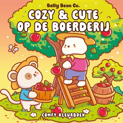 Afbeeldingen van Cozy & cute kleurboek Belly Bean Co. Cozy & cute op de boerderij