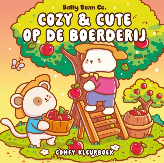 Afbeelding van Cozy & cute kleurboek Belly Bean Co. Cozy & cute op de boerderij