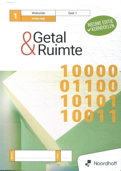 Afbeelding van Getal & Ruimte 1 vmbo-kgt deel 1 Leerboek