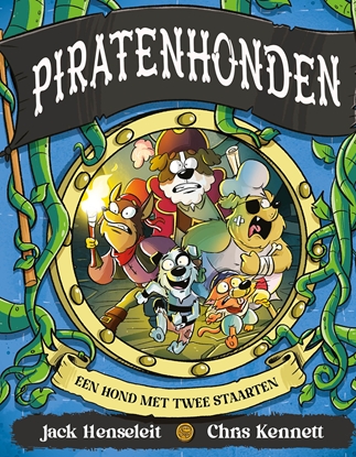 Afbeeldingen van Piratenhonden Een hond met twee staarten