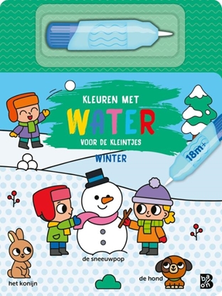 Afbeeldingen van Kleuren met water Kleuren met water voor de kleintjes: Winter