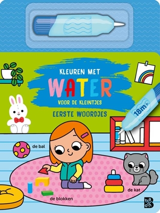 Afbeeldingen van Kleuren met water Kleuren met water voor de kleintjes: Eerste woordjes