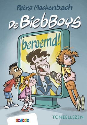 Afbeeldingen van Toneellezen De BiebBoys beroemd!