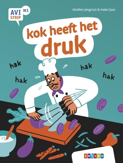 Afbeelding van AVI strips kok heeft het druk