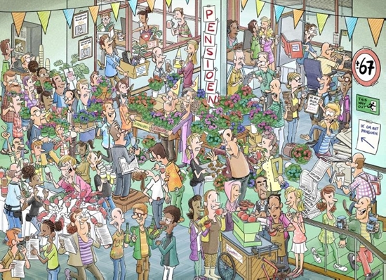 Afbeelding van PARTY PUZZLE - PENSIOEN
