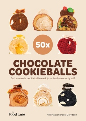 Afbeeldingen van 50x Chocolatecookieballs