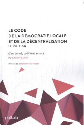 Afbeeldingen van Le code de la démocratie locale et de la décentralisation
