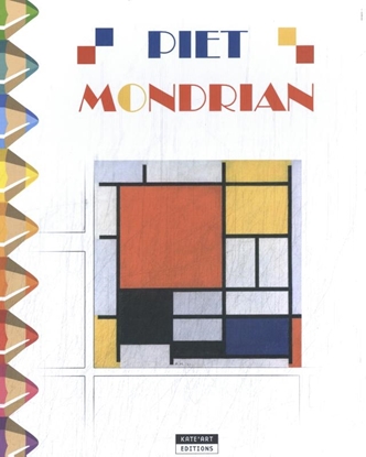 Afbeeldingen van Piet mondrian coloring book