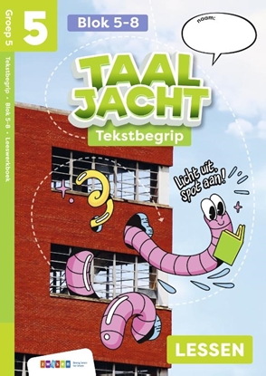 Afbeeldingen van Taaljacht Groep 5 blok 5-8 tekstbegrip leeswerkboek