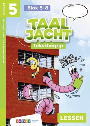 Afbeeldingen van Taaljacht Groep 5 blok 5-8 tekstbegrip antwoordenboek