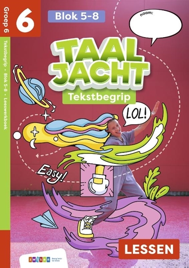 Afbeelding van Taaljacht Groep 6 blok 5-8 tekstbegrip leeswerkboek