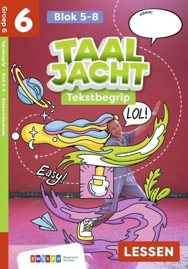 Afbeelding van Taaljacht Groep 6 blok 5-8 tekstbegrip antwoordenboek