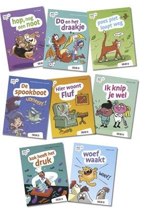 Afbeeldingen van AVI strips Pakket 2 AVI strips groep 3 en 4 (8 titels)