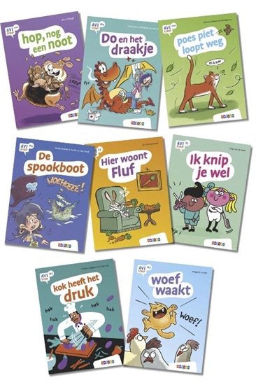 Afbeelding van AVI strips Pakket 2 AVI strips groep 3 en 4 (8 titels)